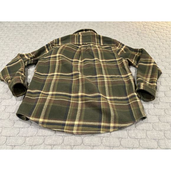 Ladies green plaid flannel by Orvis. Size medium - Picture 2 of 5